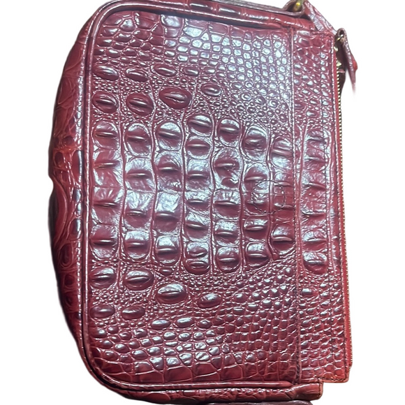Brahmin Red Croc-Embossed Clutch - Picture 6 of 10